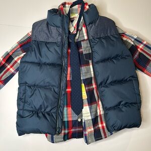 Crazy 8 Shirt, Vest and Tie  5-6 NWT